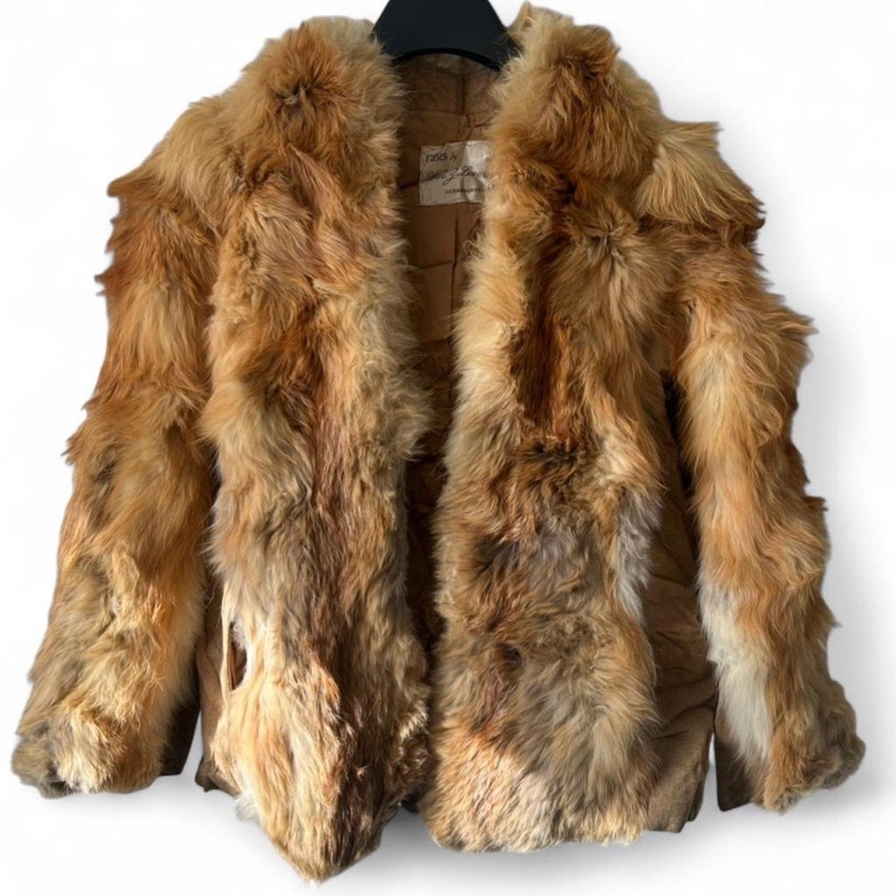C&C California Women's Faux Fur Leather Jacket in Russet